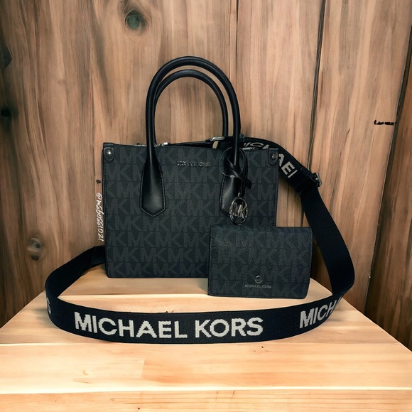 Michael Kors Maple Small Satchel + Wallet in Black BRAND NEW WITH TAGS